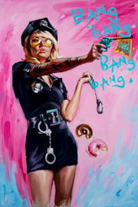 Image 1 of 'COP CATHY' Lithograph Print (Open Edition)