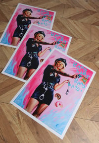 Image 4 of 'COP CATHY' Lithograph Print (Open Edition)