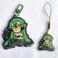 Image 1 of Chibi Snake Phone Charm and Keychain