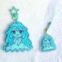 Image 1 of Chibi Slime Phone Charm and Keychain
