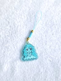 Image 3 of Chibi Slime Phone Charm and Keychain