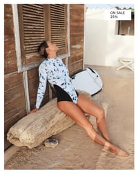 Image 1 of Animal tie dye short wetsuit