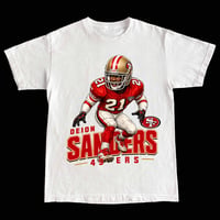 "Deion Sanders" By Culture Classics in White T Shirt 