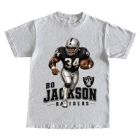 "Bo Jackson" By Culture Classics in Athletic Grey T Shirt 