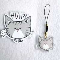 Image 1 of HUH Dennis Vinyl Sticker and Phone Charm