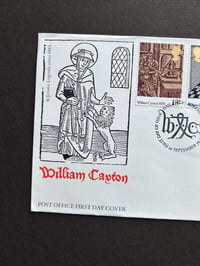Image 2 of William Caxton First Day Cover