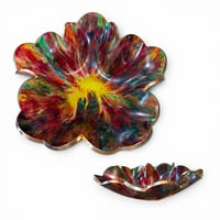 Image 3 of Decorative Resin Bowl – Unique Swirl Design, One-of-a-Kind Piece