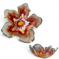 Image 4 of Decorative Resin Bowl – Unique Swirl Design, One-of-a-Kind Piece