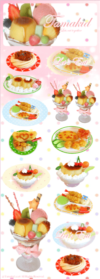 Image 3 of Let’s eat! sticker sheet 