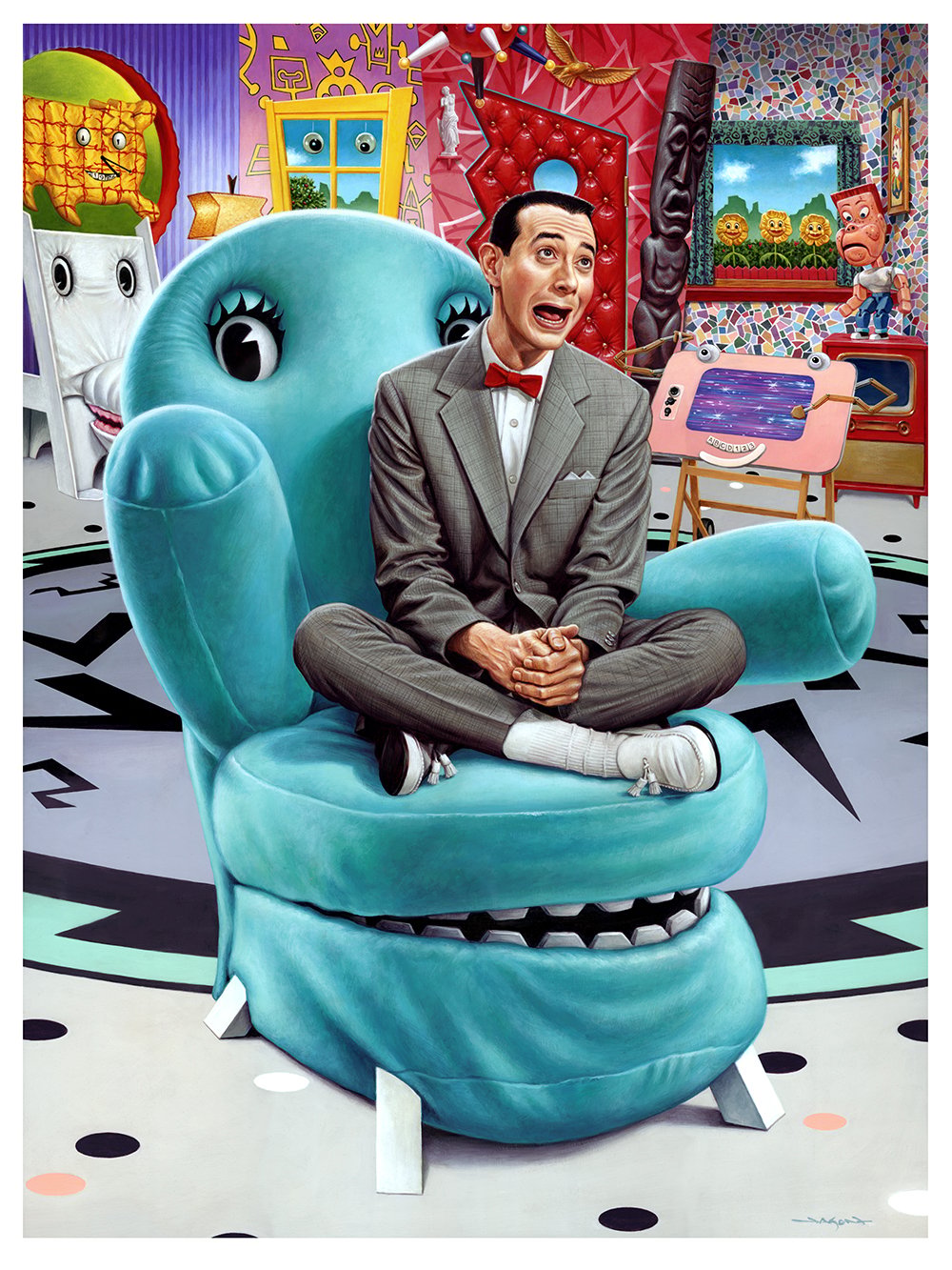 "PeeWee's Playhouse" - 30" x 40" variant limited edition gicleé