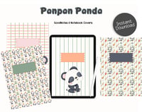 Image 1 of Panpan Panda Journal & Notebook Covers/GoodNotes