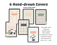 Image 2 of Panpan Panda Journal & Notebook Covers/GoodNotes