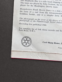 Image 7 of Morris and Sword Dances of England 7" Vinyl