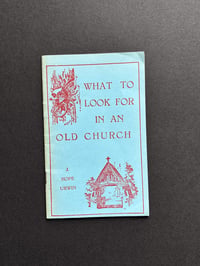 Image 1 of What to Look for in an Old Church
