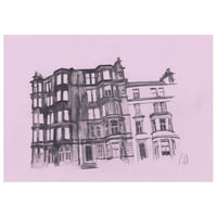 Image 1 of Tenements,  Rothesay Terrace, Edinburgh - Pencil on Paper 