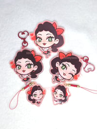 Image 1 of Miss Lala Sticker, Phone Charm, and Keychain