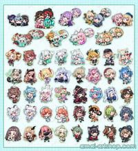 Image 1 of Misc Vtuber Acrylic Keychain