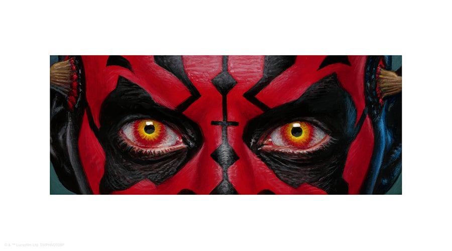 "Darth Maul" - 9" x 5"  limited edition AP gicleé