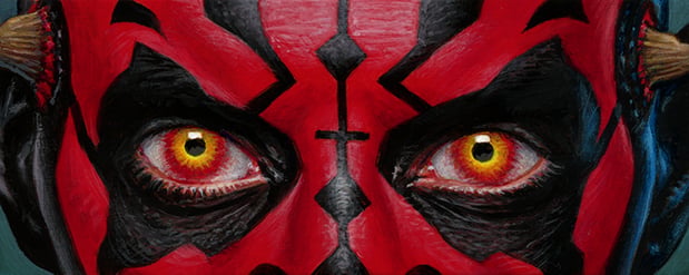 "Darth Maul" - 9" x 5"  limited edition AP gicleé