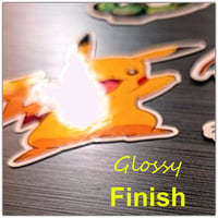 Image 3 of Paquete de 5 Stickers de Pokémon a Prueba de Agua