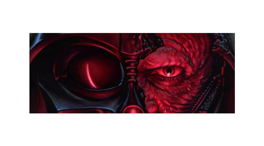 "Anakin Skywalker: Fallen Apprentice" - 9" x 5"  limited edition AP gicleé