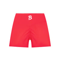 Image 2 of B Yoga Shorts Red