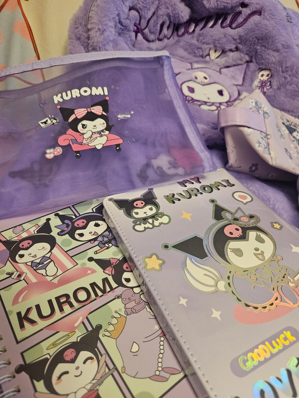Image of Kuromi Blanket Bag Bundle 