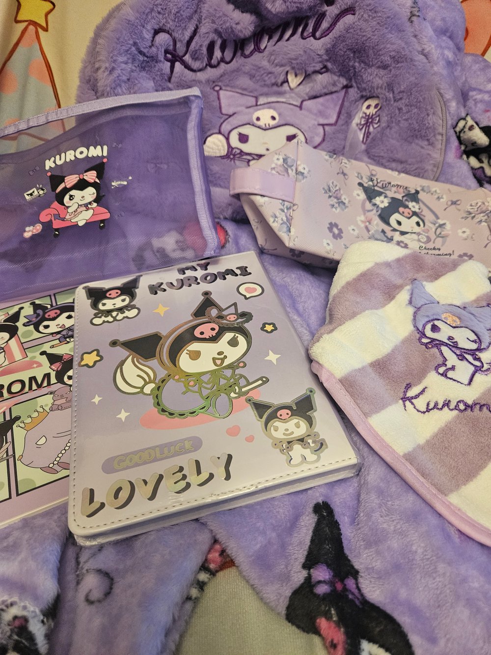 Image of Kuromi Blanket Bag Bundle 