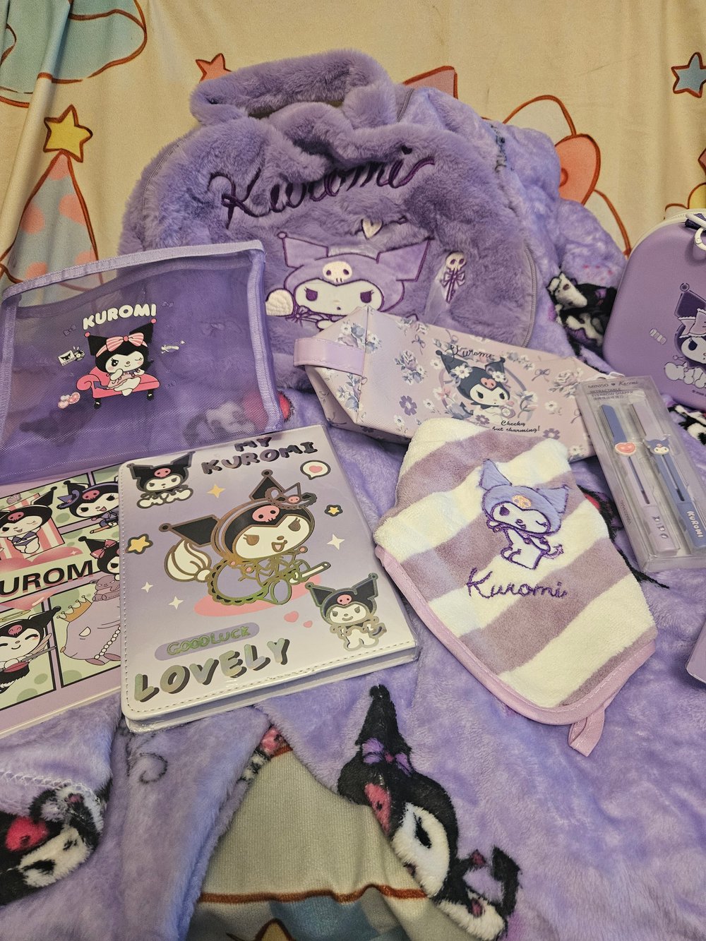 Image of Kuromi Blanket Bag Bundle 