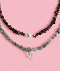 Image 1 of Chip Stone Necklace- Aura Collection