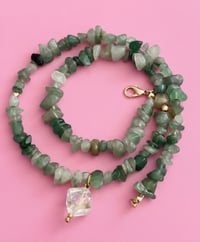 Image 3 of Chip Stone Necklace- Aura Collection