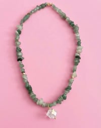 Image 5 of Chip Stone Necklace- Aura Collection