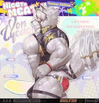 [LIMITED SEASONAL] [PRE-ORDER] Nice To MEAT You Standee - Von Lycaon Summer ZZZ