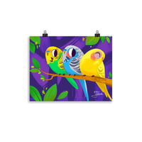 Image 2 of Parakeet Melody Print