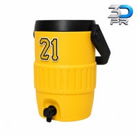 Image 2 of Mini Can de PR 12oz Amarillo y Negro 21  