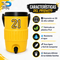 Image 3 of Mini Can de PR 12oz Amarillo y Negro 21  