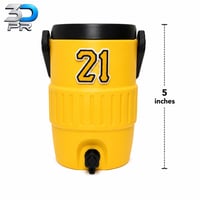 Image 1 of Mini Can de PR 12oz Amarillo y Negro 21  
