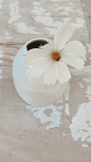 Image of Vase porcelaine et or