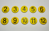 Image 4 of ATS Bonus Buttons for Craps - Set of 10 Lammers