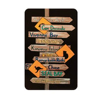 Image 1 of Kangaroo Island Souvenir magnet - Kangaroo Island signposts