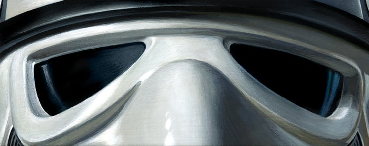 "Imperial Stormtrooper" - 9" x 5"  limited edition AP gicleé