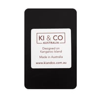 Image 2 of Kangaroo Island souvenir magnet - Kangaroos on earthy orange
