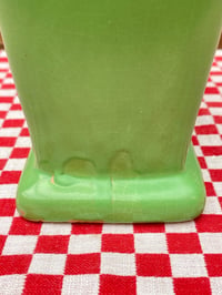 Image 4 of Vintage French Green Pernod 45 Advertising Jug, Rare 1940's Ceramic Barware