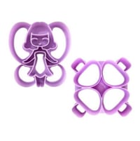 Image 2 of Lunch Punch 2 PC sandwich cutters in box Fairy