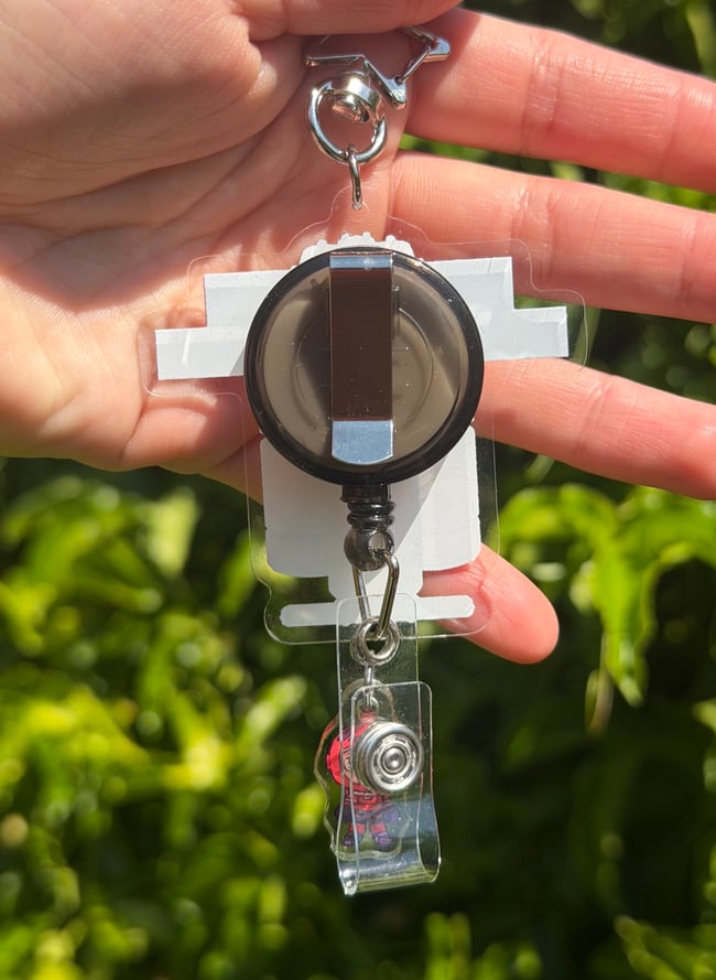 [PHM] Spacewalk Retractable Badge Reel Charm