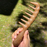 Image 1 of  Sandalwood Scalp Massage Comb 