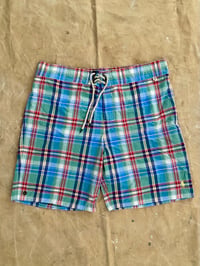 Image 1 of POLO RALPH LAUREN MADRAS SWIM SHORTS