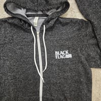 Image 3 of Black Flag Disneyland zipper hoodies