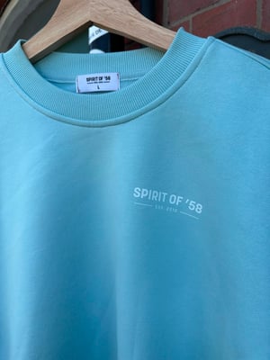 Image of Spirit of 58’ Woman’s oversized crew neck sweatshirts in 3 colours