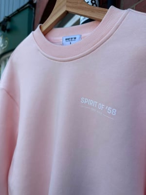 Image of Spirit of 58’ Woman’s oversized crew neck sweatshirts in 3 colours